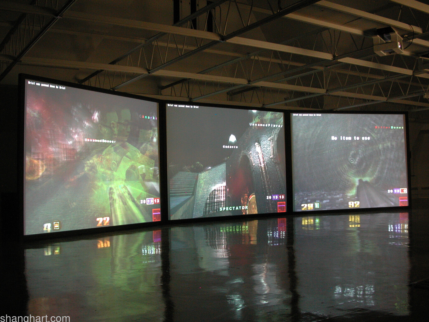 installation view of the work