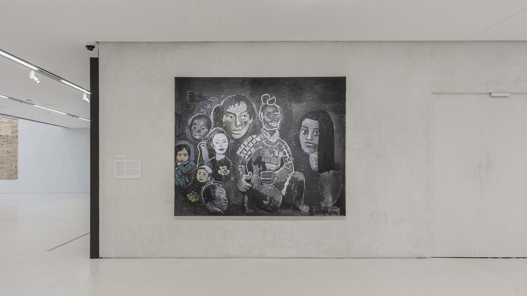 余友涵作品《黑色绘画》，图片由UCCA尤伦斯当代艺术中心提供
