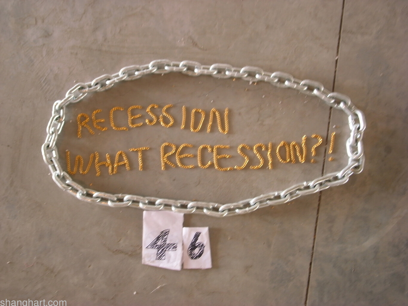 40x85cm recession what recession?!
