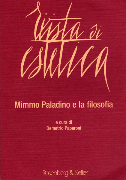 Mimmo Paladino e la filosofia- a cura di Demetrio Paparoni